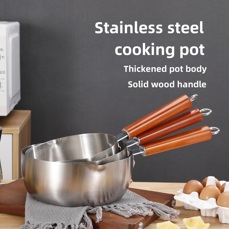 Home Cooking Japanese - Mini Stainless Steel Pan Japanese Uncoated