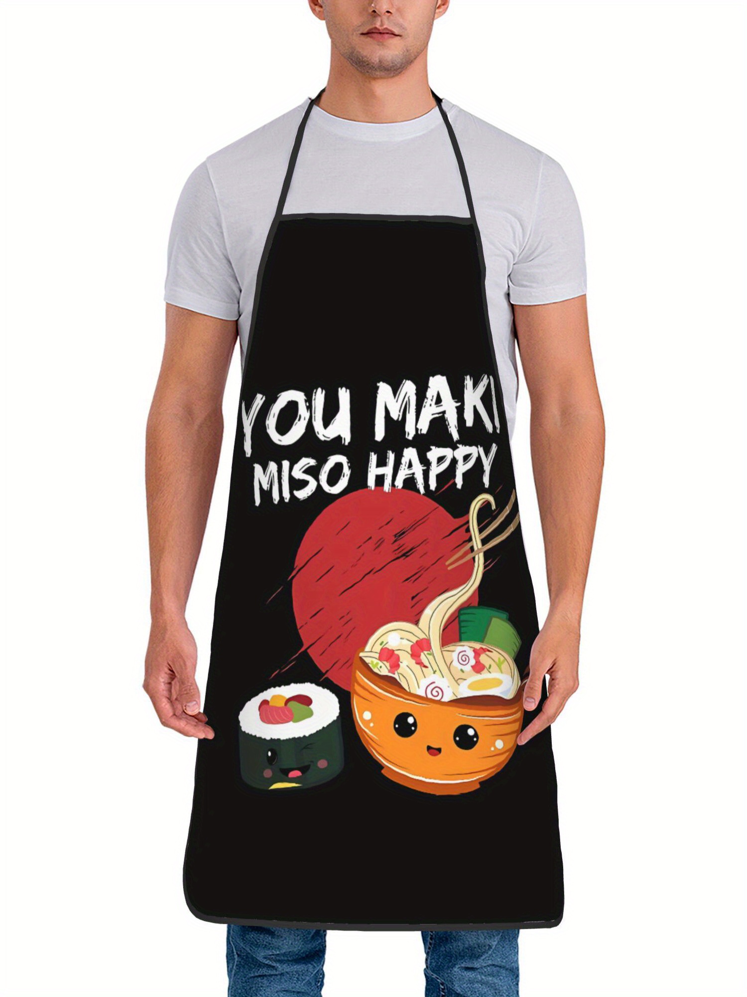 Home Cooking Japanese - Japanese Cooking Apron - Cute Sushi