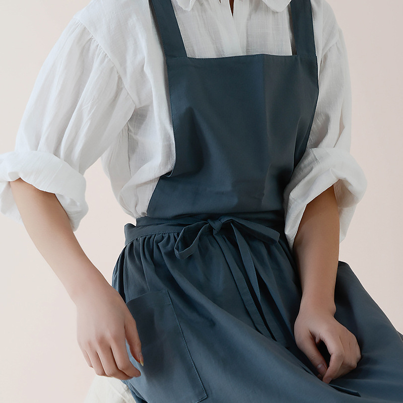 Women Cotton Linen Bib Apron J - Home Cooking Japanese recension och pris