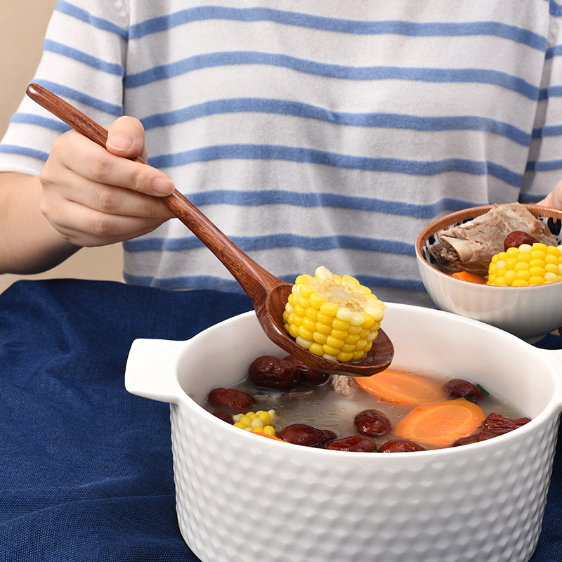 Long Handle Ramen Wooden Spoon - Home Cooking Japanese recension och pris