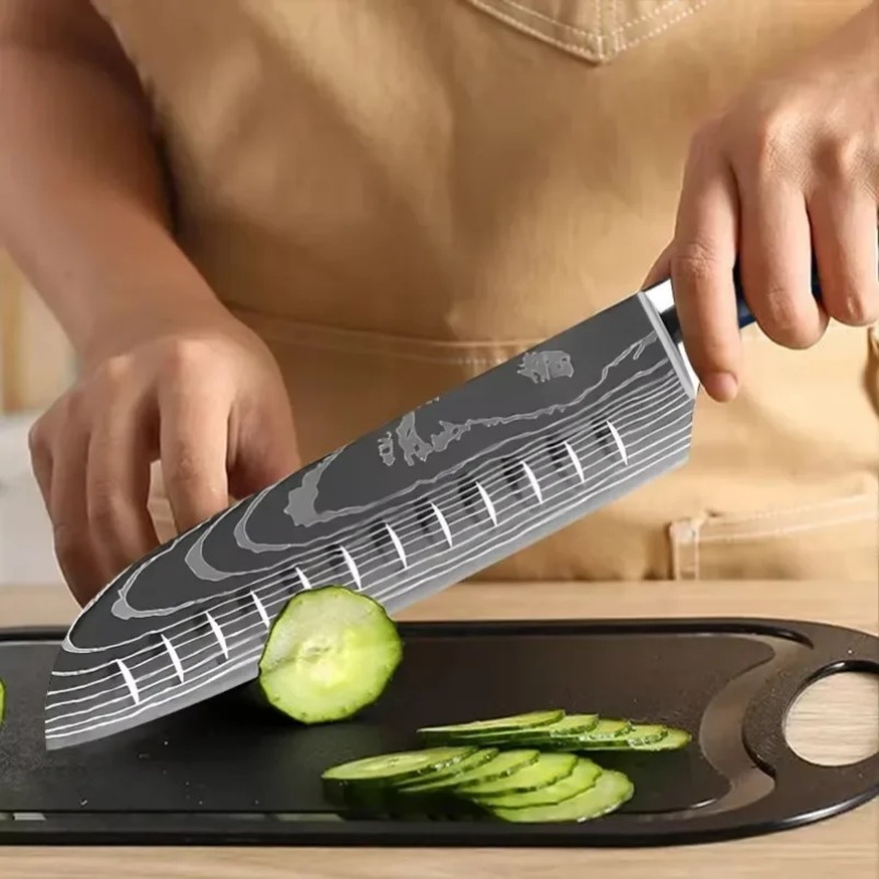 Damascus Patterned Laser Steel - Home Cooking Japanese recension och pris