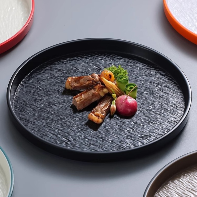Modern Round Stone Melamine St - Home Cooking Japanese recension och pris