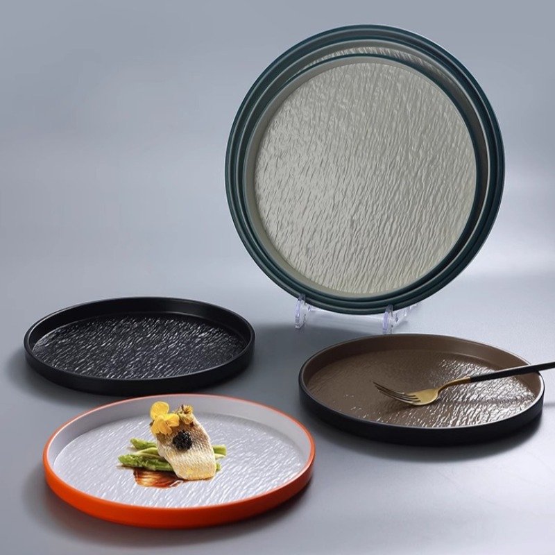 Modern Round Stone Melamine St - Home Cooking Japanese recension och pris