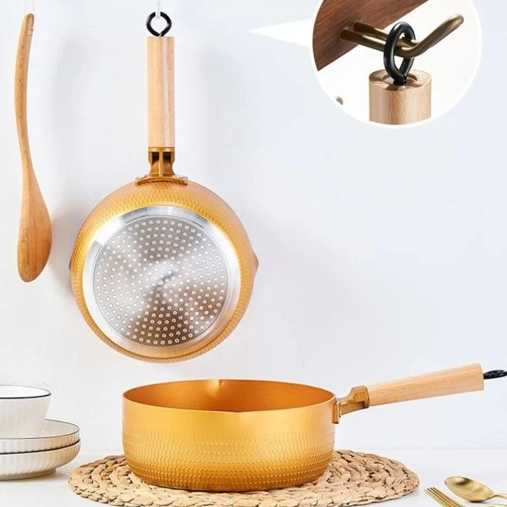 18/20/24cm Gold Soup pot Japan - Home Cooking Japanese recension och pris